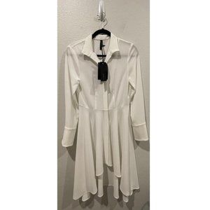 IMPERIAL Antique White Asymmetrical Dress